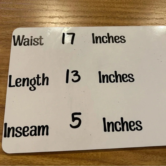 Per Se Linen Blend White Blue Stripe Pull On Front Tie Shorts Women’s Size Large - Picture 6 of 6